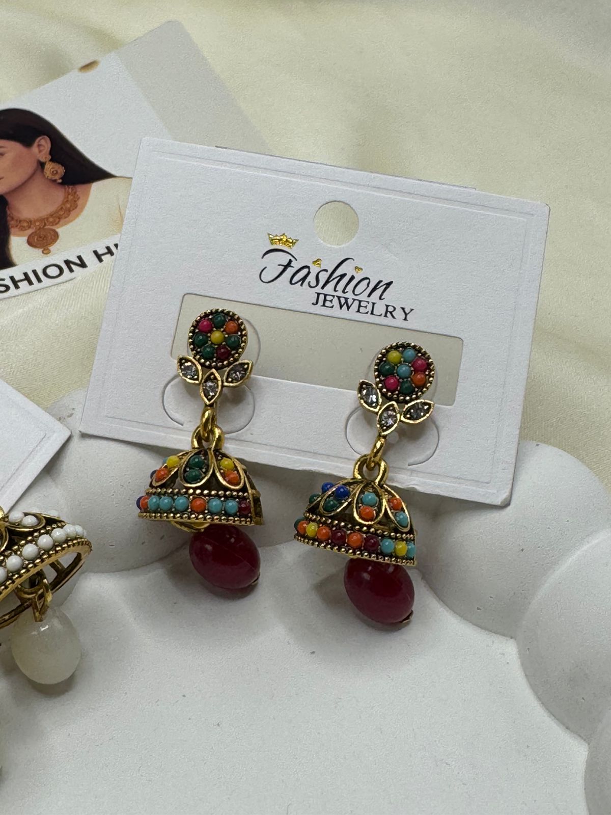 Handcrafted Jhumka Collection – 5 Colors | FashionHubPK7