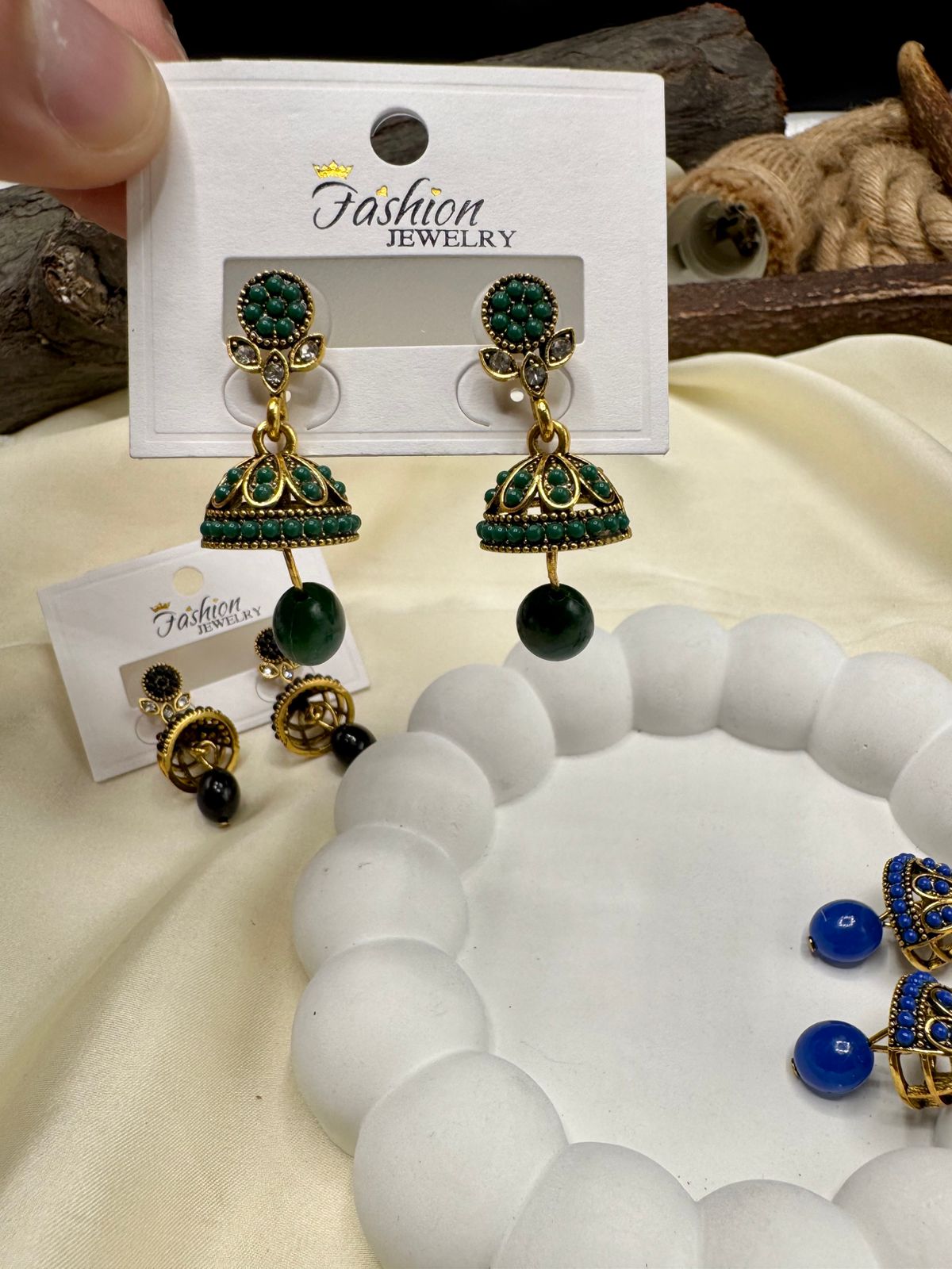 Handcrafted Jhumka Collection – 5 Colors | FashionHubPK7