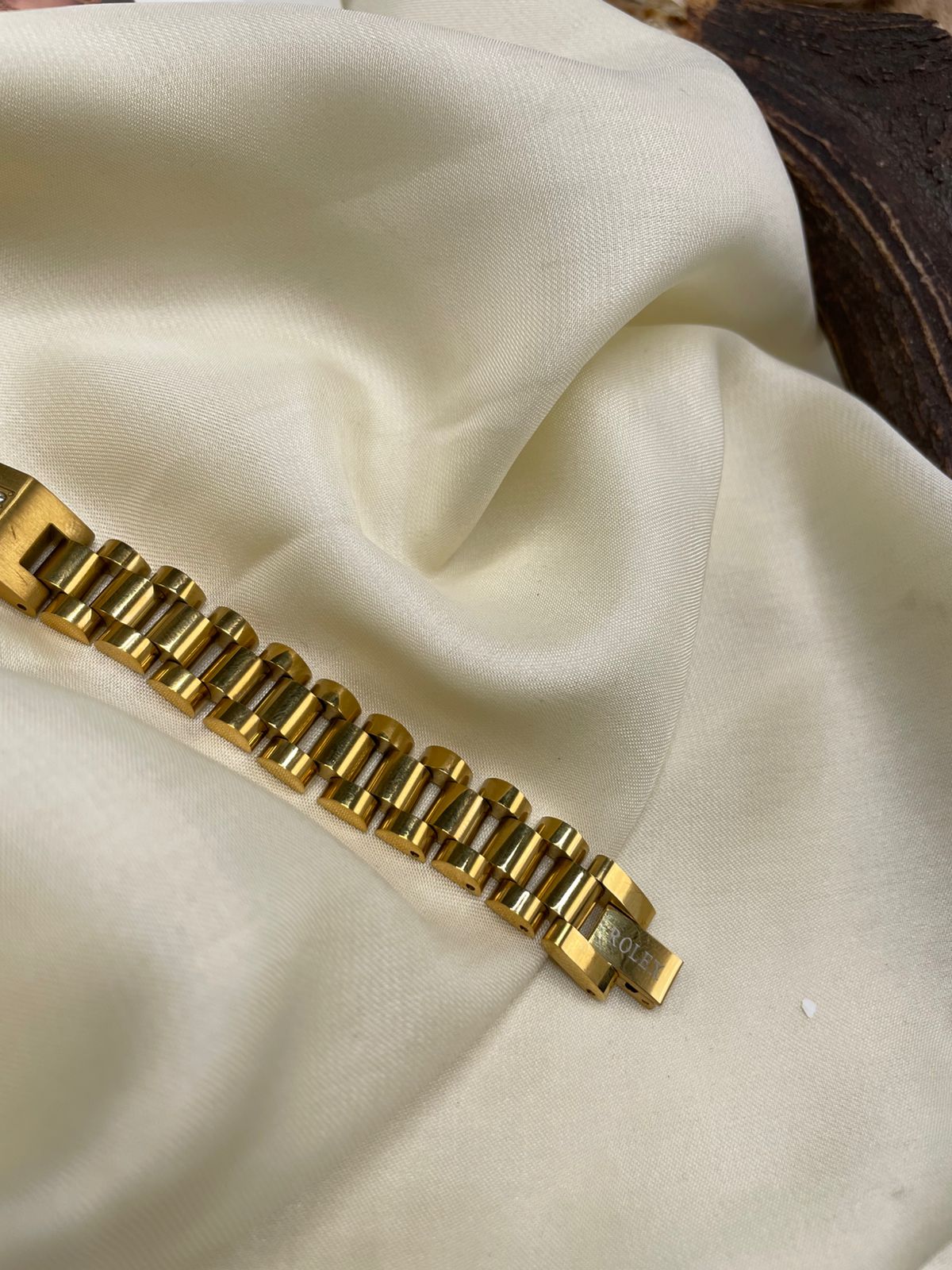 Luxury Gold Rolex Style Bracelet for Men | FashionHubPK7