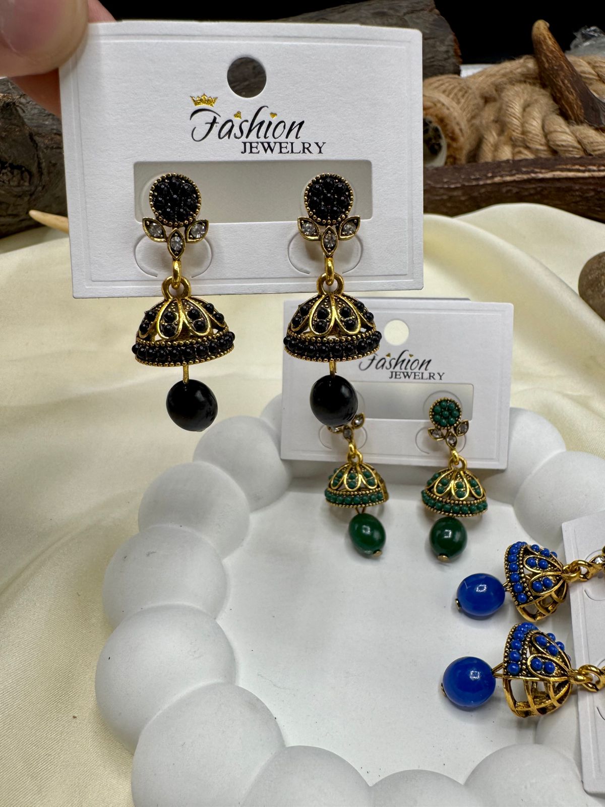 Handcrafted Jhumka Collection – 5 Colors | FashionHubPK7